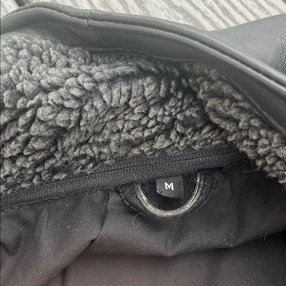 Men's Black Leather Jacket - Picture 8 of 12